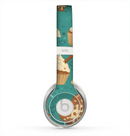 The Teal and Brown Dessert iCons Skin for the Beats by Dre Solo 2 Headphones