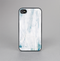 The Teal and White WaterColor Panel Skin-Sert for the Apple iPhone 4-4s Skin-Sert Case