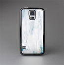 The Teal and White WaterColor Panel Skin-Sert Case for the Samsung Galaxy S5