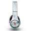 The Teal and White WaterColor Panel Skin for the Original Beats by Dre Studio Headphones