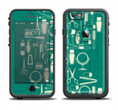 The Teal and Yellow Beauty Product Icons Apple iPhone 6/6s LifeProof Fre Case Skin Set