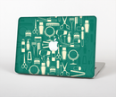 The Teal and Yellow Beauty Product Icons Skin for the Apple MacBook Pro Retina 15"