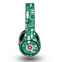 The Teal and Yellow Beauty Product Icons Skin for the Original Beats by Dre Studio Headphones