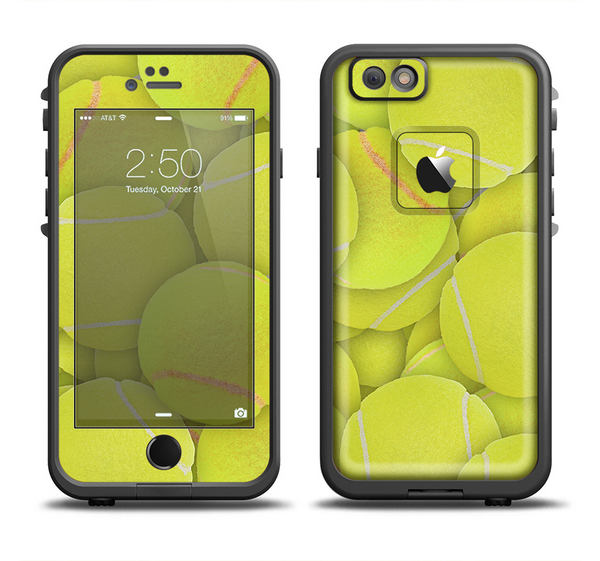 The Tennis Ball Overlay Apple iPhone 6 LifeProof Fre Case Skin Set