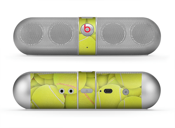 The Tennis Ball Overlay Skin for the Beats by Dre Pill Bluetooth Speaker