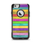 The Thin Neon Colored Wood Planks Apple iPhone 6 Otterbox Commuter Case Skin Set