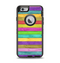 The Thin Neon Colored Wood Planks Apple iPhone 6 Otterbox Defender Case Skin Set
