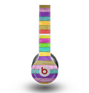 The Thin Neon Colored Wood Planks Skin for the Beats by Dre Original Solo-Solo HD Headphones