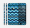 The Thin Striped Blue Layered Chevron Pattern Skin for the Apple iPhone 6 Plus