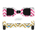 The Three-Bar Color Chevron Pattern Full-Body Skin Set for the Smart Drifting SuperCharged iiRov HoverBoard