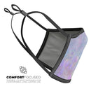 The Tie-Dye Cratered Moon Surface - Made in USA Mouth Cover Unisex Anti-Dust Cotton Blend Reusable & Washable Face Mask with Adjustable Sizing for Adult or Child