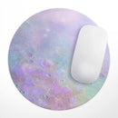 The Tie-Dye Cratered Moon Surface// WaterProof Rubber Foam Backed Anti-Slip Mouse Pad for Home Work Office or Gaming Computer Desk