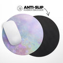 The Tie-Dye Cratered Moon Surface// WaterProof Rubber Foam Backed Anti-Slip Mouse Pad for Home Work Office or Gaming Computer Desk