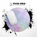 The Tie-Dye Cratered Moon Surface// WaterProof Rubber Foam Backed Anti-Slip Mouse Pad for Home Work Office or Gaming Computer Desk