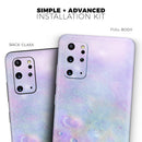 The Tie-Dye Cratered Moon Surface - Premium Vinyl Skin Decal for Samsung Galaxy S25 Ultra, S24, S23, S22 & All Galaxy S Models
