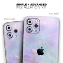 The Tie-Dye Cratered Moon Surface - Protective Skin Wrap & Decal – Compatible with iPhone SE to iPhone 17 Pro Max (All Models)