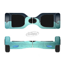 The Aqua Green Abstract Swirls with Dark Full-Body Skin Set for the Smart Drifting SuperCharged iiRov HoverBoard
