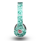 The Aqua Green Glimmer Skin for the Beats by Dre Original Solo-Solo HD Headphones