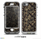 The Tiny Gold Floral Sprockets Skin for the iPhone 5-5s NUUD LifeProof Case