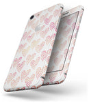 The Tiny Pink and Yellow hearts of a Whole - Skin-kit for the iPhone 8 or 8 Plus