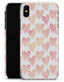 The Tiny Pink and Yellow hearts of a Whole - iPhone X Clipit Case