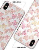 The Tiny Pink and Yellow hearts of a Whole - iPhone X Clipit Case