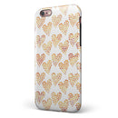 The Tiny Yellow Hearts of a Whole iPhone 6/6s or 6/6s Plus 2-Piece Hybrid INK-Fuzed Case