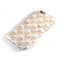 The Tiny Yellow Hearts of a Whole iPhone 6/6s or 6/6s Plus 2-Piece Hybrid INK-Fuzed Case