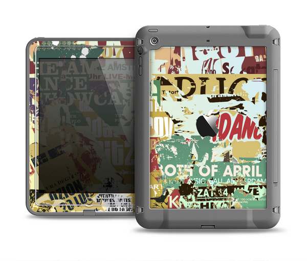 The Torn Magazine Collage Apple iPad Mini LifeProof Fre Case Skin Set