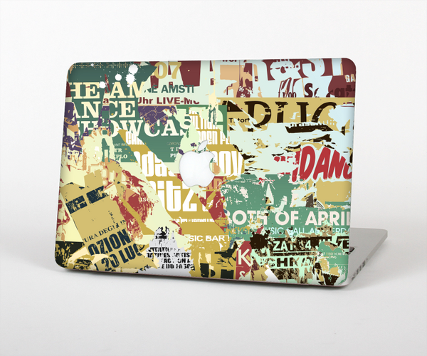 The Torn Magazine Collage Skin Set for the Apple MacBook Pro 15" with Retina Display