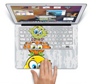 The Tower of Highlighted Cartoon Birds Skin Set for the Apple MacBook Pro 15" with Retina Display