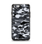 The Traditional Black & White Camo Apple iPhone 6 Otterbox Symmetry Case Skin Set