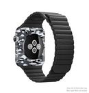 The Traditional Black & White Camo Full-Body Skin Kit for the Apple Watch