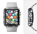 The Traditional Black & White Camo Full-Body Skin Kit for the Apple Watch