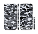 The Traditional Black & White Camo Sectioned Skin Series for the Apple iPhone 6s Plus