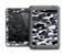 The Traditional Black & White Camo Apple iPad Air LifeProof Fre Case Skin Set
