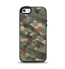 The Traditional Camouflage Fabric Pattern Apple iPhone 5-5s Otterbox Symmetry Case Skin Set