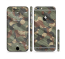 The Traditional Camouflage Fabric Pattern Sectioned Skin Series for the Apple iPhone 6s Plus
