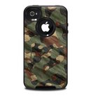 The Traditional Camouflage Fabric Pattern Skin for the iPhone 4-4s OtterBox Commuter Case