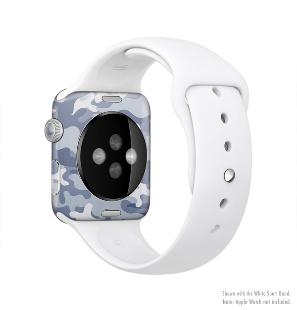 The Traditional Snow Camouflage Full-Body Skin Kit for the Apple Watch