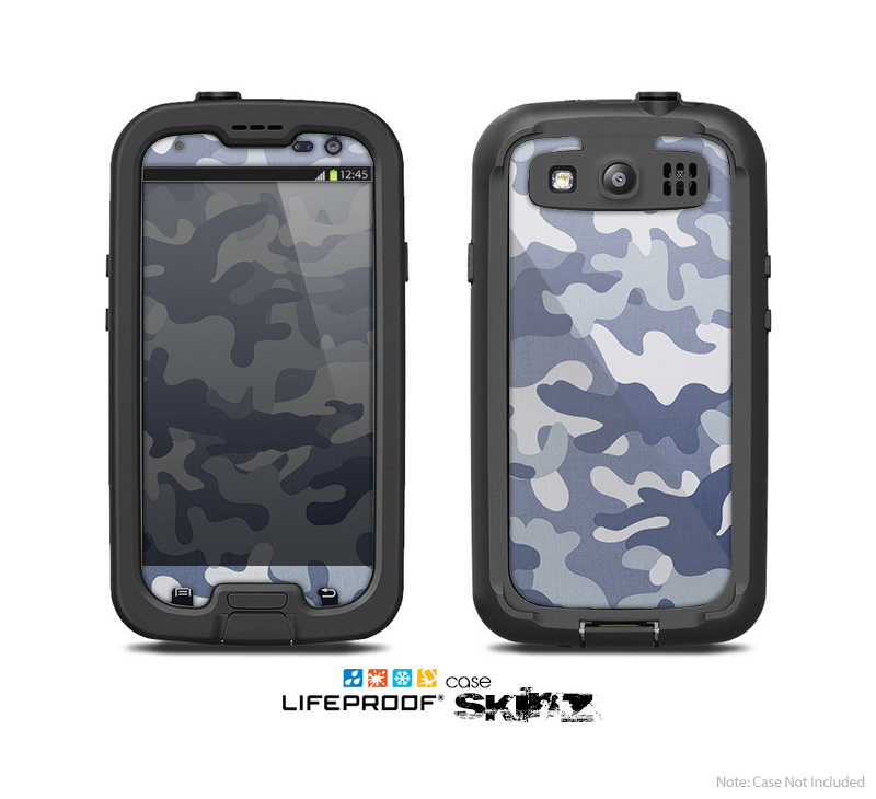 The Traditional Snow Camouflage Skin For The Samsung Galaxy S3 LifeProof Case
