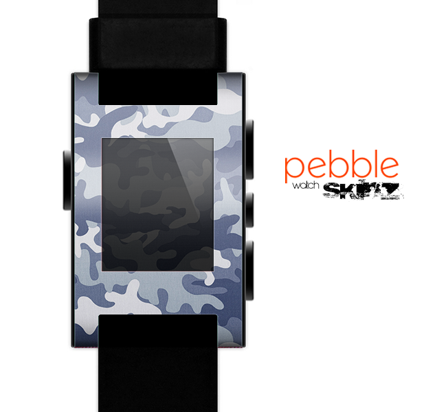 The Traditional Snow Camouflage Skin for the Pebble SmartWatch