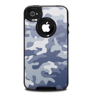 The Traditional Snow Camouflage Skin for the iPhone 4-4s OtterBox Commuter Case