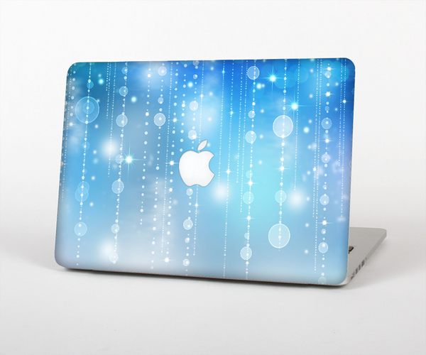 The Translucent Blue & White Jewels Skin Set for the Apple MacBook Pro 15" with Retina Display