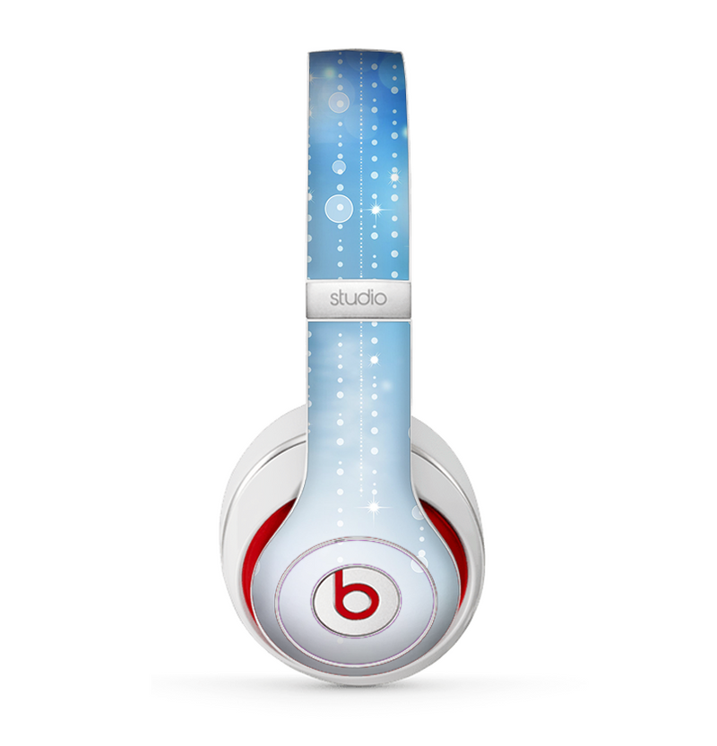 The Translucent Blue & White Jewels Skin for the Beats by Dre Studio (2013+ Version) Headphones