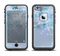 The Translucent Glowing Blue Flowers Apple iPhone 6 LifeProof Fre Case Skin Set