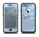 The Translucent Glowing Blue Flowers Apple iPhone 6/6s LifeProof Fre Case Skin Set
