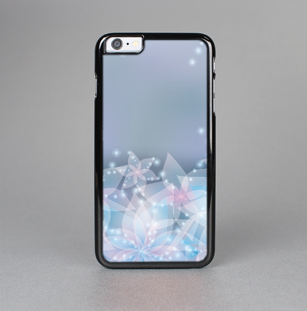 The Translucent Glowing Blue Flowers Skin-Sert for the Apple iPhone 6 Plus Skin-Sert Case