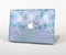The Translucent Glowing Blue Flowers Skin Set for the Apple MacBook Pro 15" with Retina Display