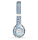 The Translucent Glowing Blue Flowers Skin for the Beats by Dre Solo 2 Headphones